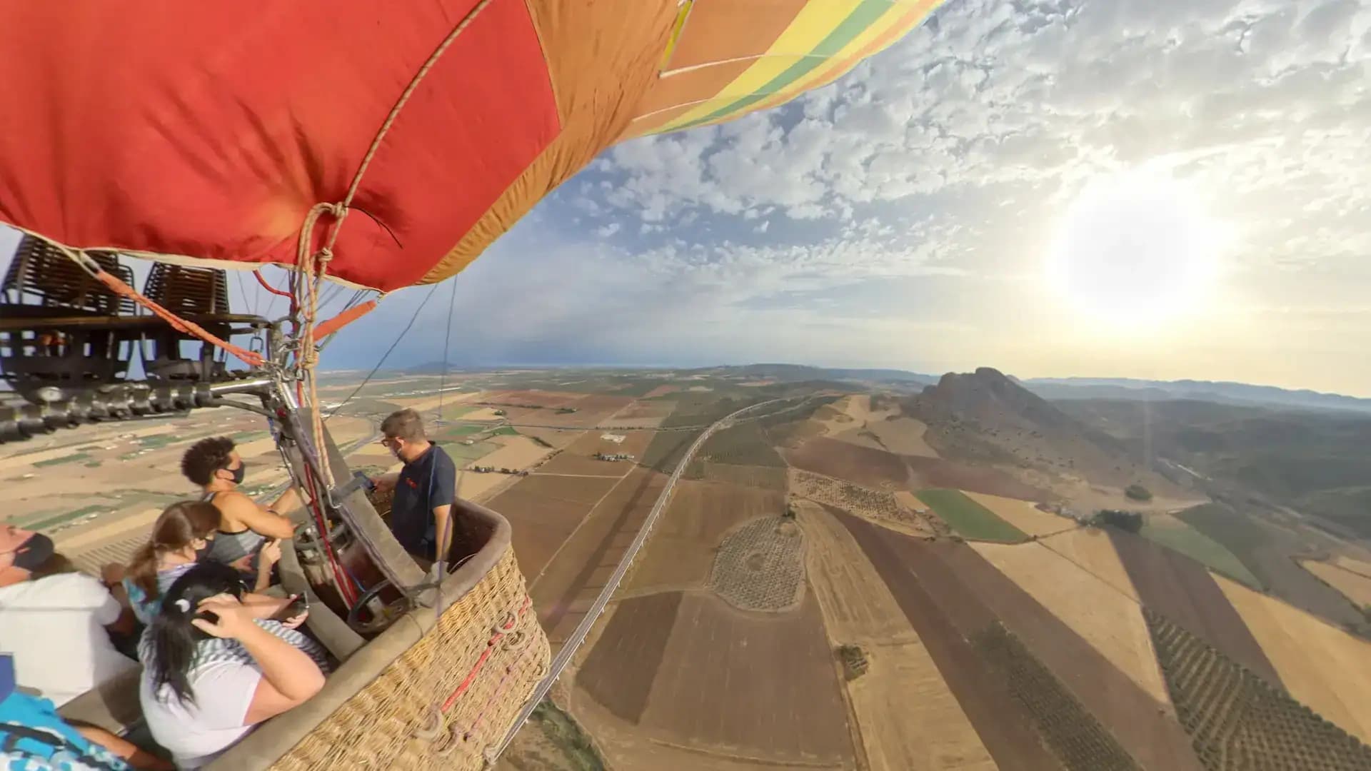 Hot-Air Balloon Over Antequera: Dólmenes, Peña de los Enamorados & El Torcal