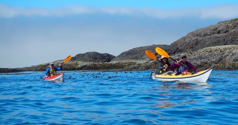 Sea Kayaking in Barkley Sound with Paddle West Kayaking