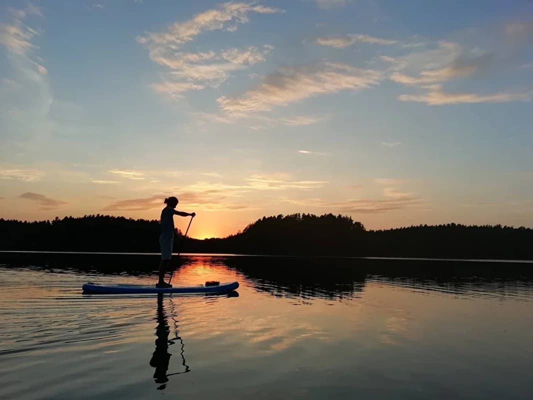 Sunset SUP-Boarding in Šventas with LitWild Travel
