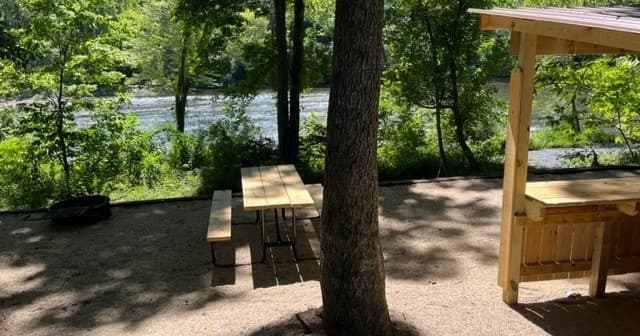 Back Run Campsite #6: A Secluded Paddle-In Riverfront Escape in Virginia