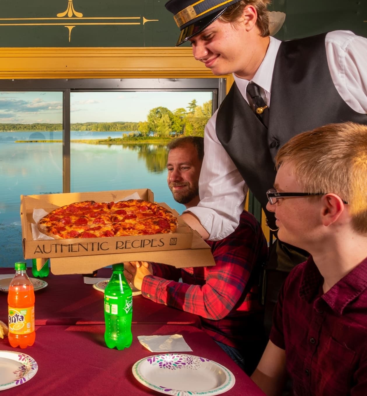 Unique Food & Scenic Train Ride with Belfast & Moosehead Lake Railroad