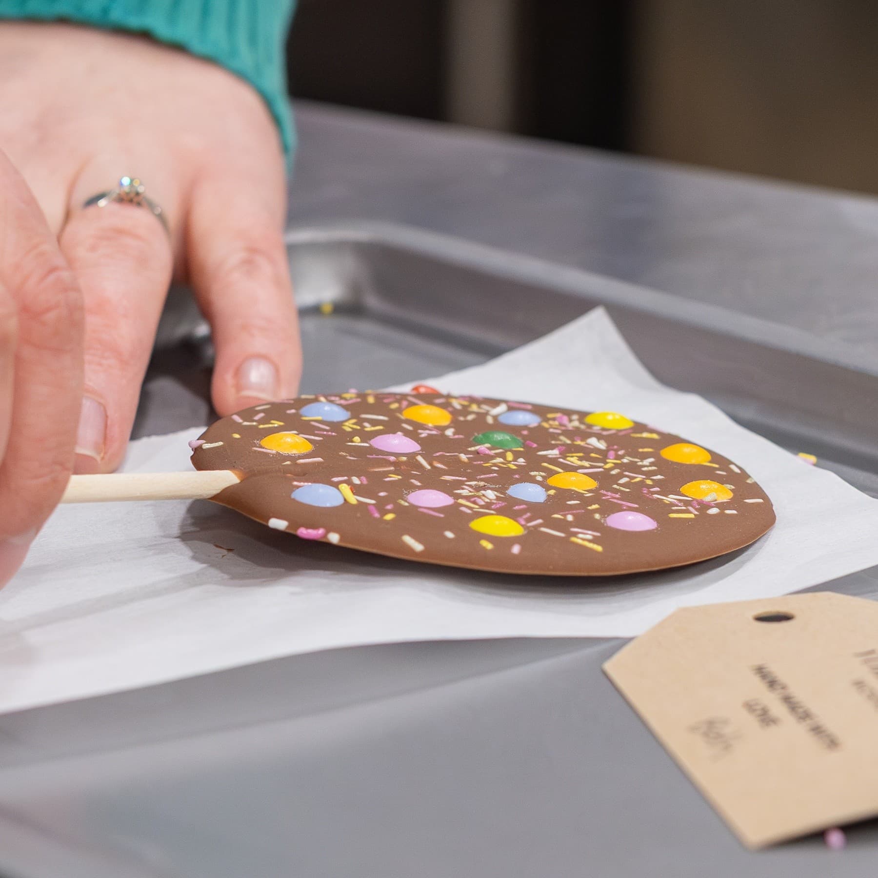 Craft a Giant Chocolate Lollipop at York Cocoa Works