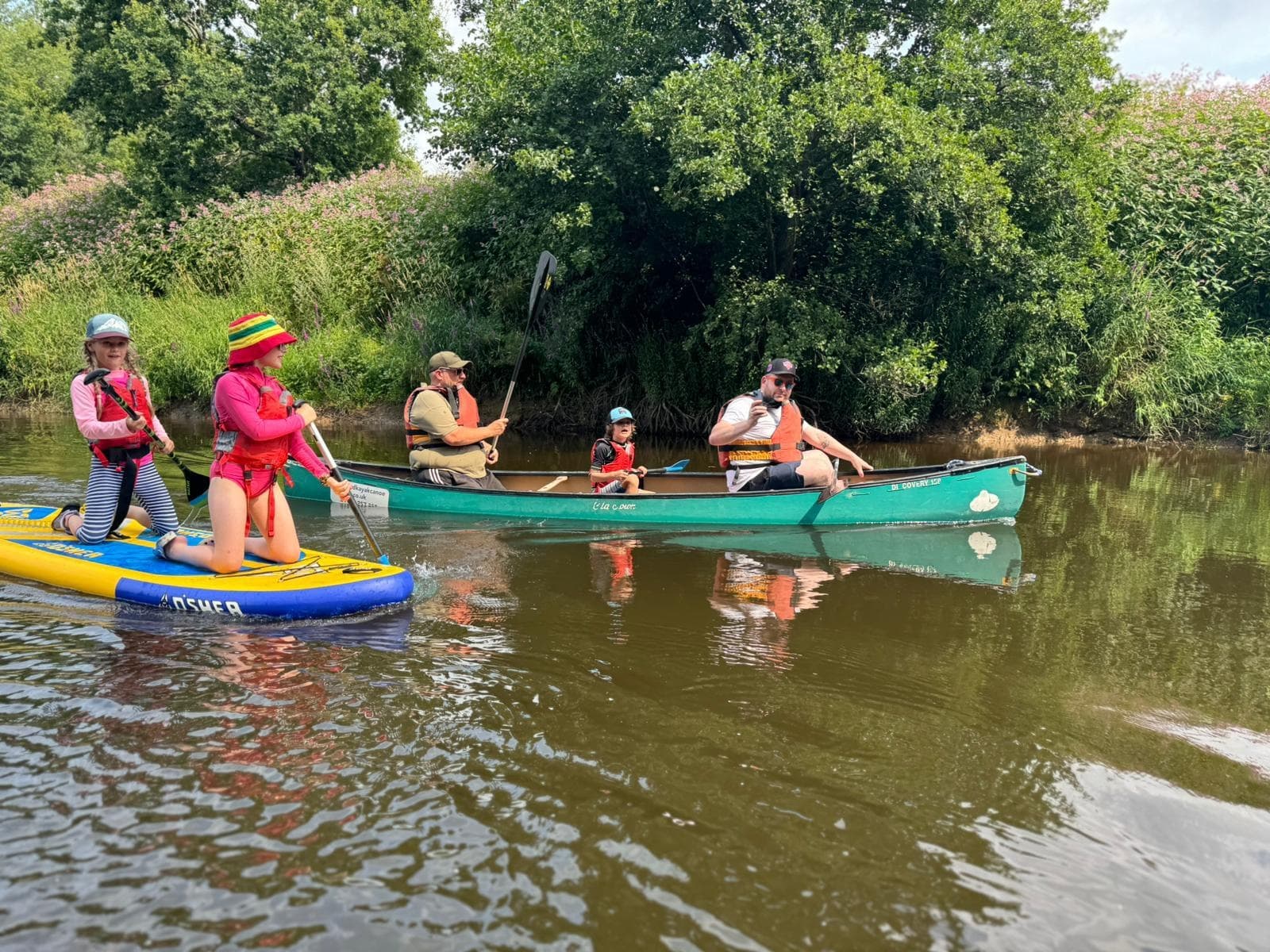 Half Day Canoe Trip with Hereford Kayak & Canoe on the Wye in England