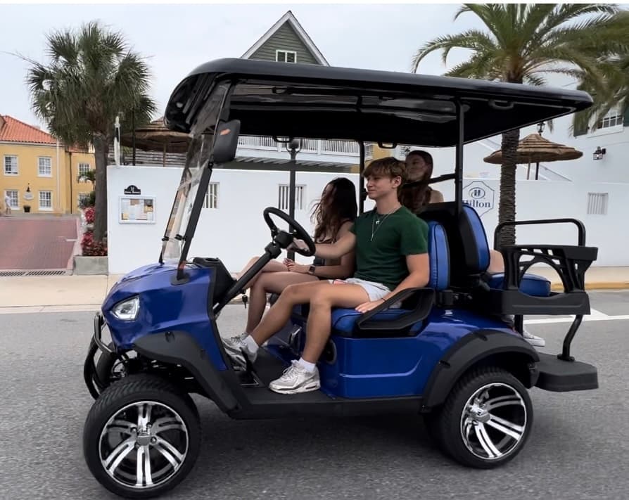 Explore St. Augustine with Four Passenger Kart Rentals