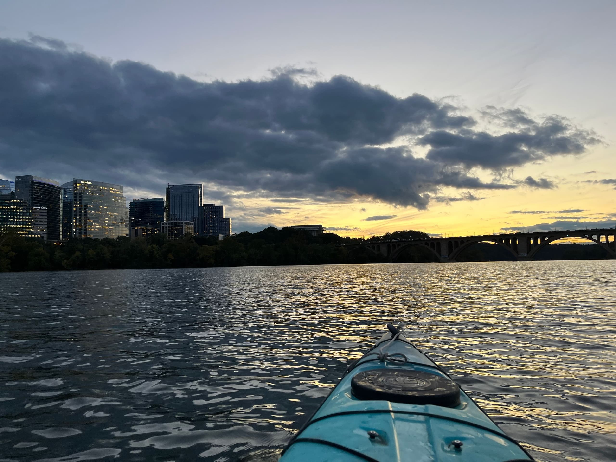 Kayak Sunset Paddle Tour at Key Bridge, Washington DC