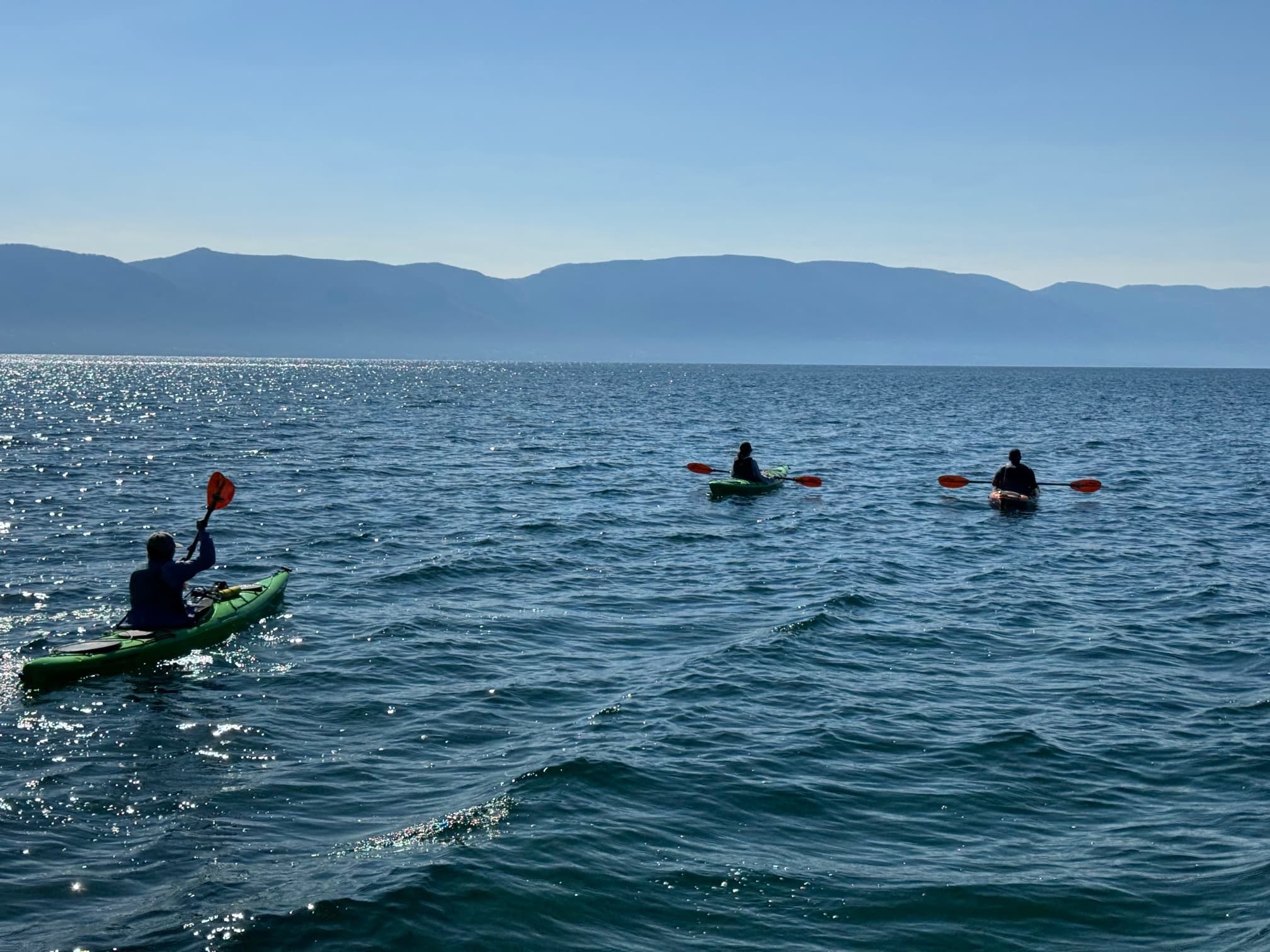 Whitefish Lake Evening Kayak Tour: Paddle to the Whitefish River Mouth with Glacier Views photo 2
