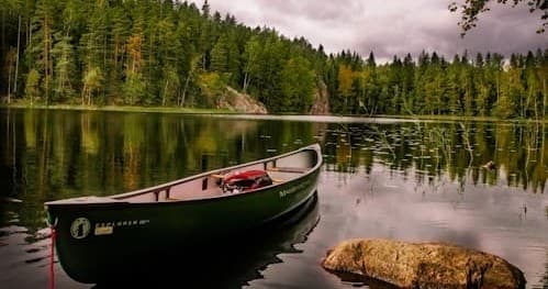 Water Activities at Blue Mountain Lake with Canoe Rentals
