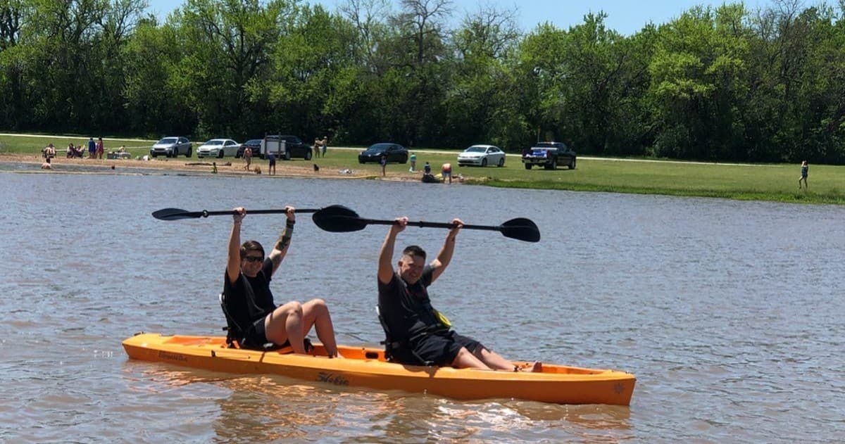 SFL Tandem Kayak Rental Adventure in Augusta, Kansas