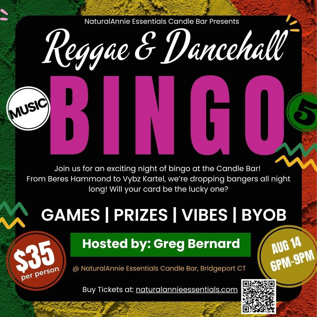 BYOB Reggae & Dancehall Music Bingo Night in Bridgeport, CT