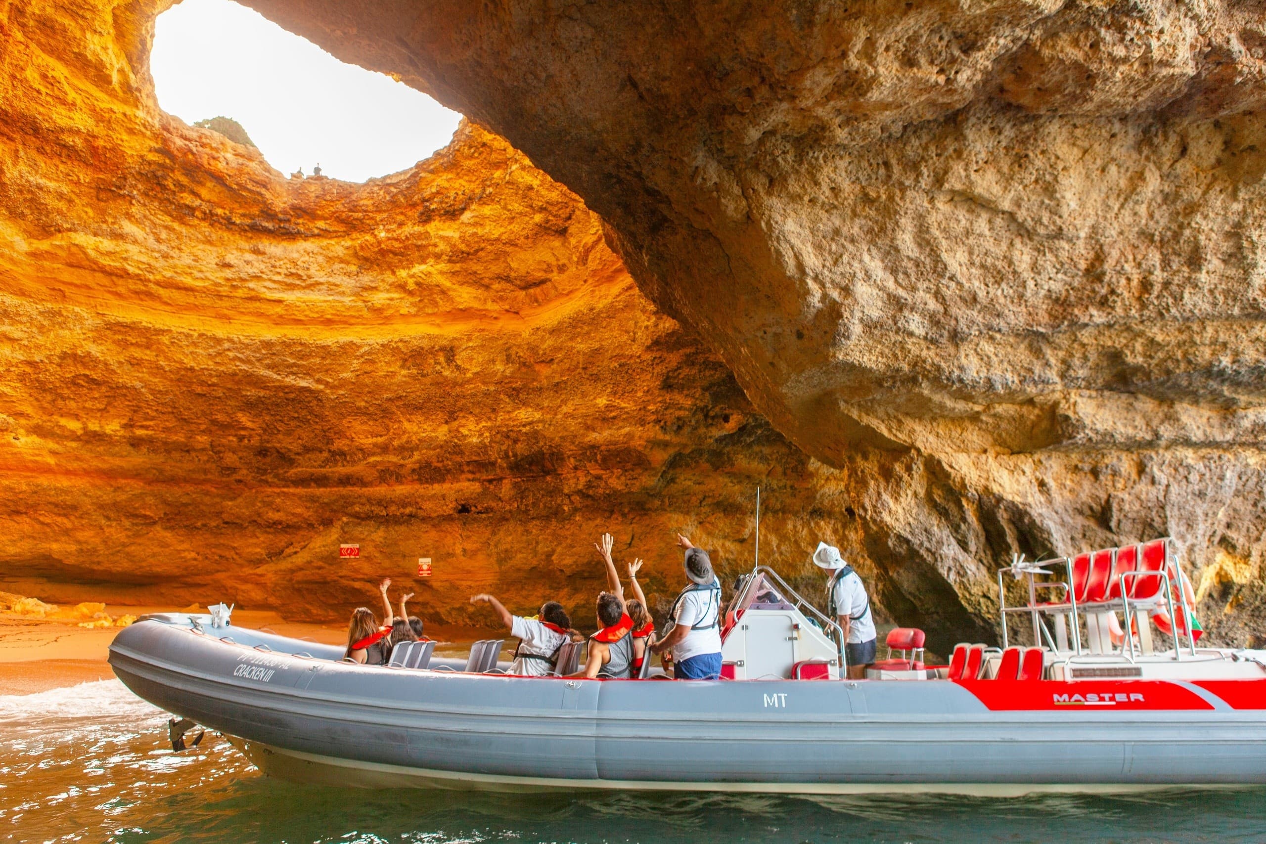 RIB Adventure to Benagil Grottos from Portimão: Cliffs, Caves & Sunset Cruise photo 4