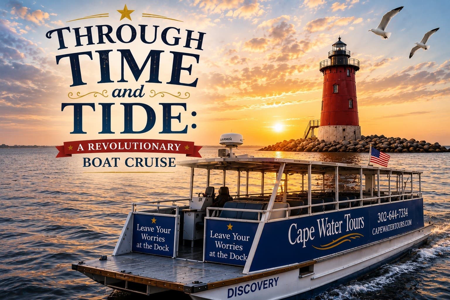 Through Time and Tide: Lewes' 90-Minute Narrated Delaware Bay Cruise