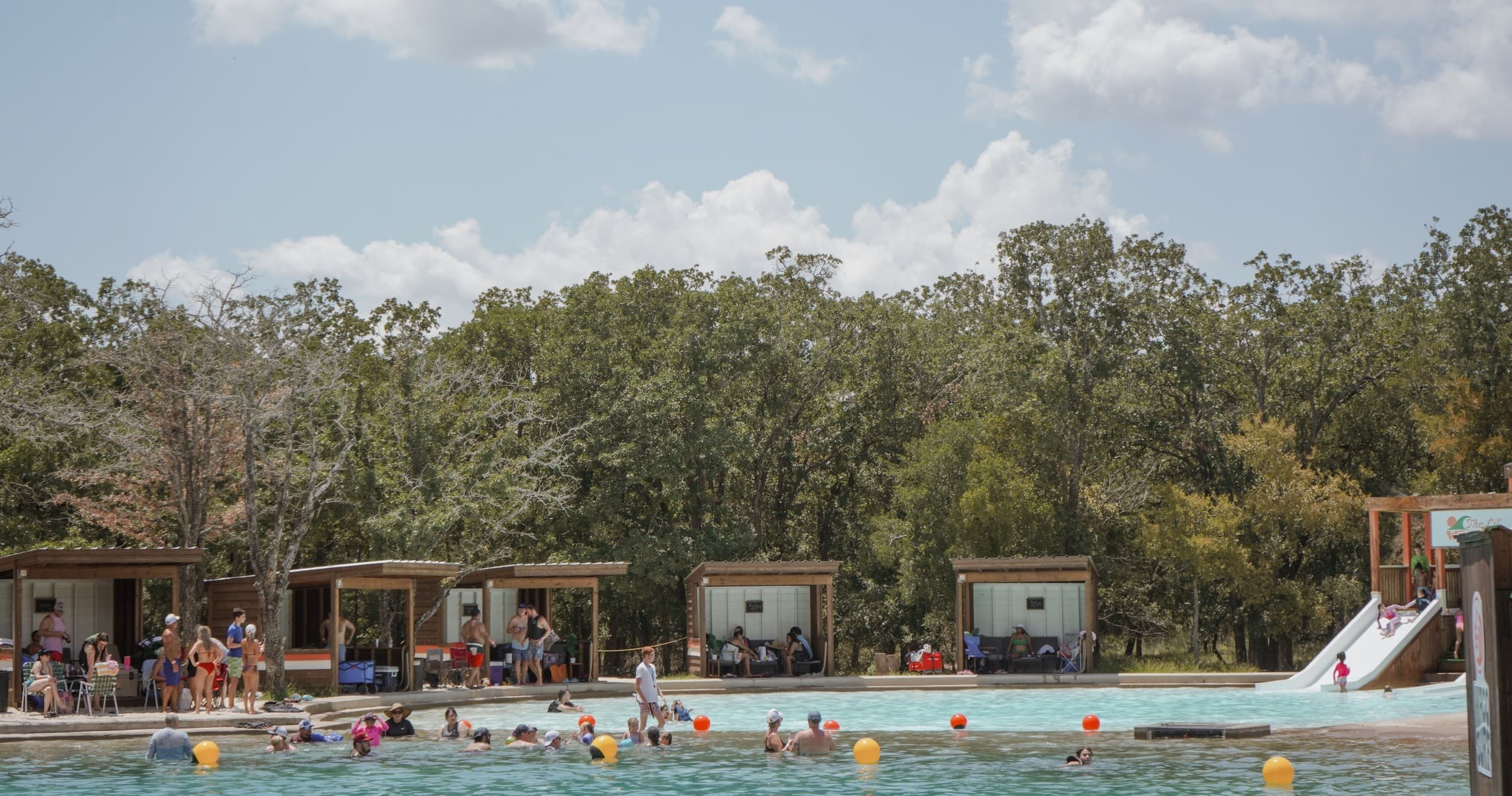 Water Activities at Waco Surf Wedge Cabana Rental
