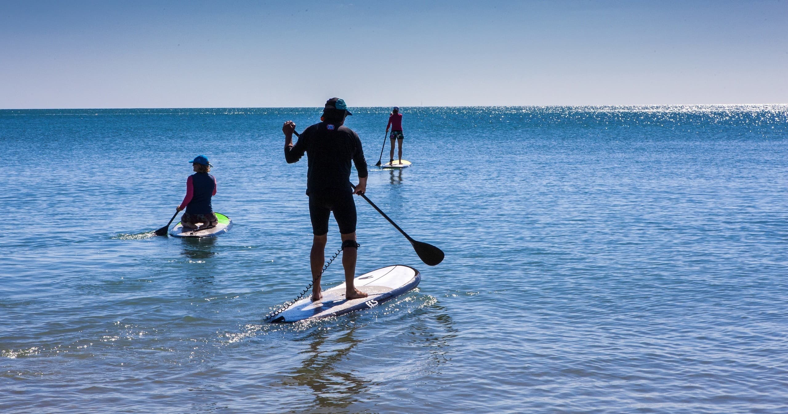 Stand Up Paddle Boarding with Fraser Jet in Torquay