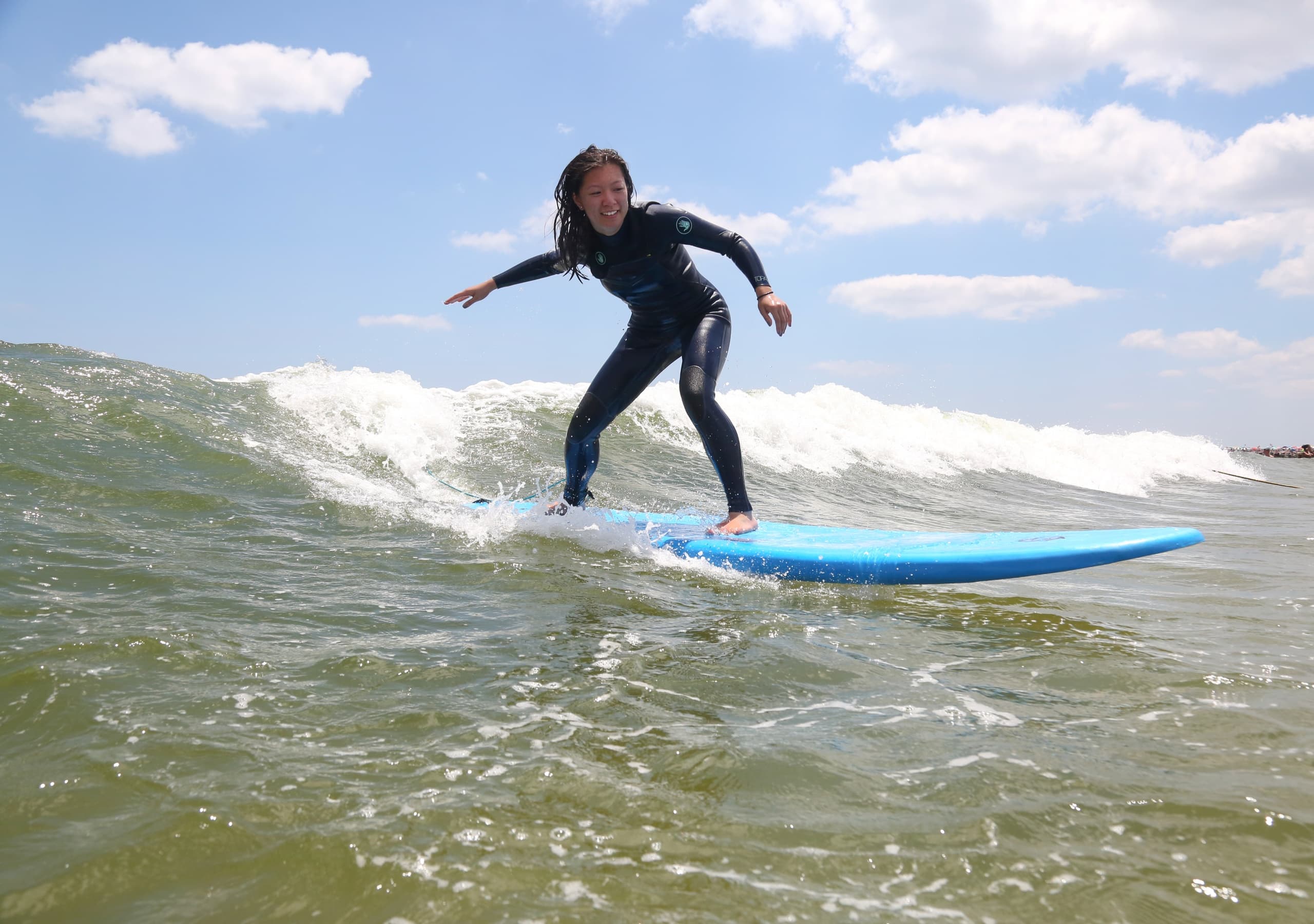 Adult Surfing Class in Long Branch, New Jersey