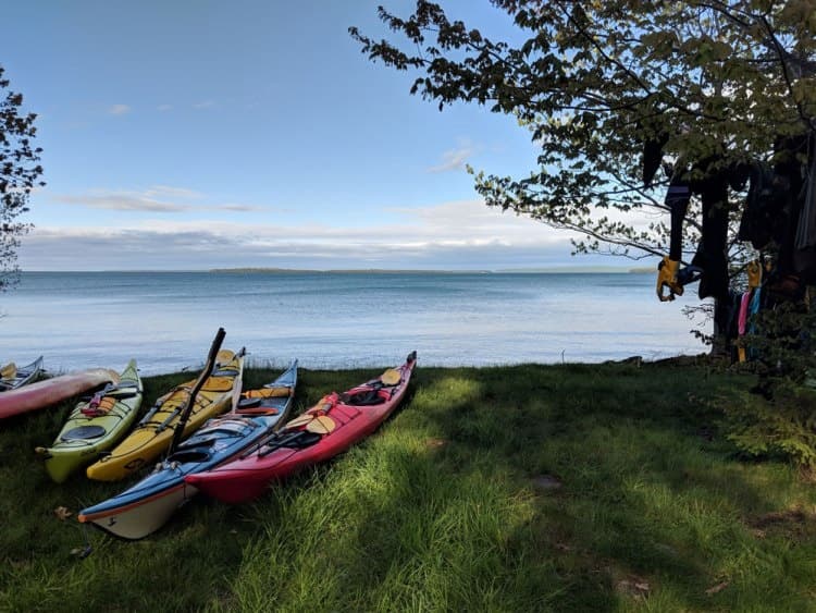 Island Overnight Kayak Camping in Bayfield, Wisconsin