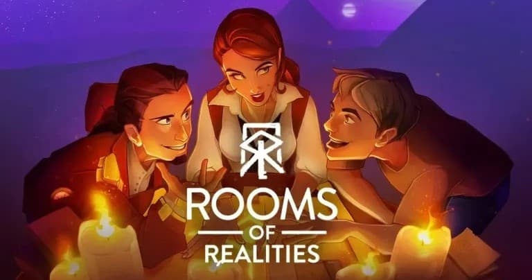 Cooperative VR escape-room style adventure with candlelit scene