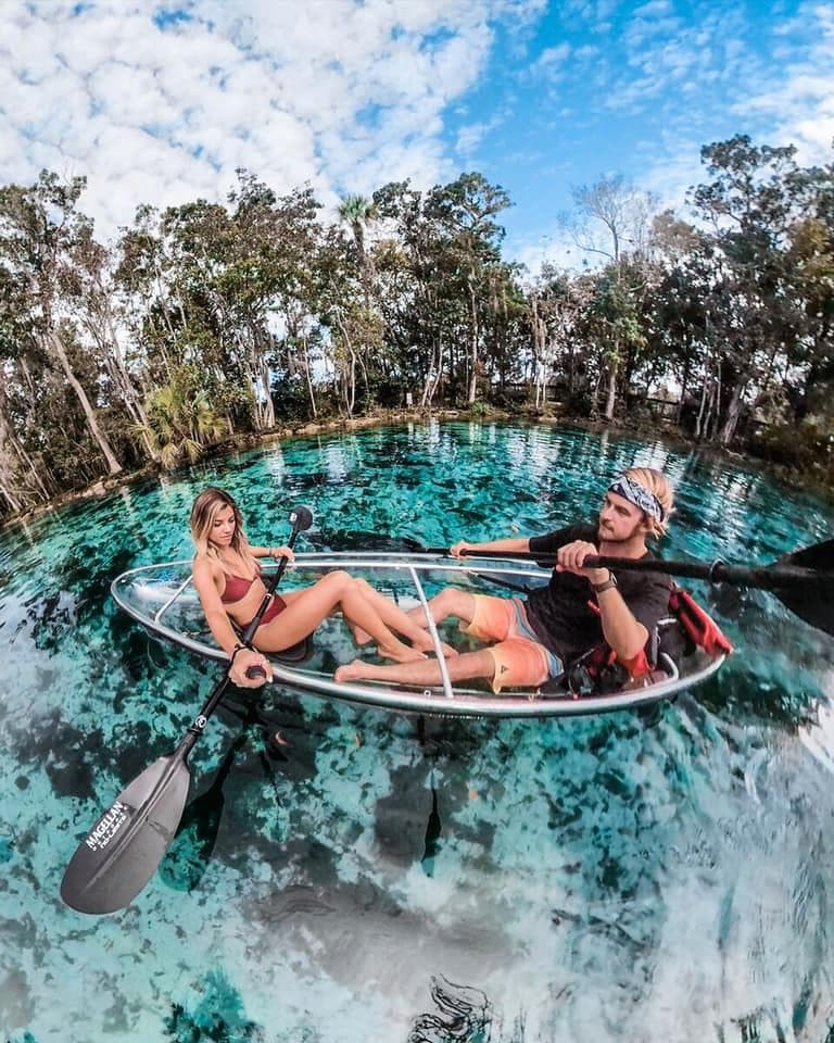 Kayaking with Manatees at Get Up and Go Kayaking - Crystal River