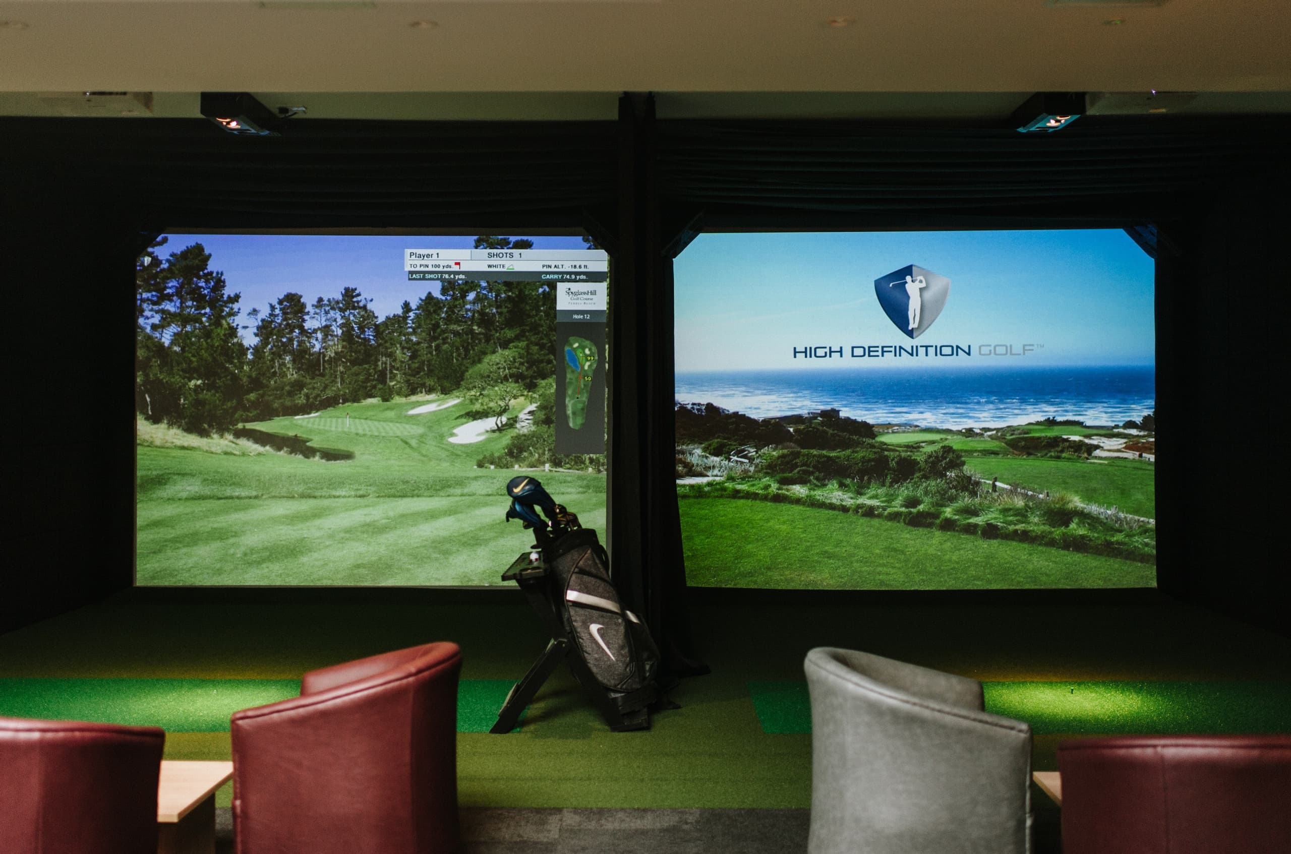 Indoor Golf Simulator Experience at Holywood Golf Club