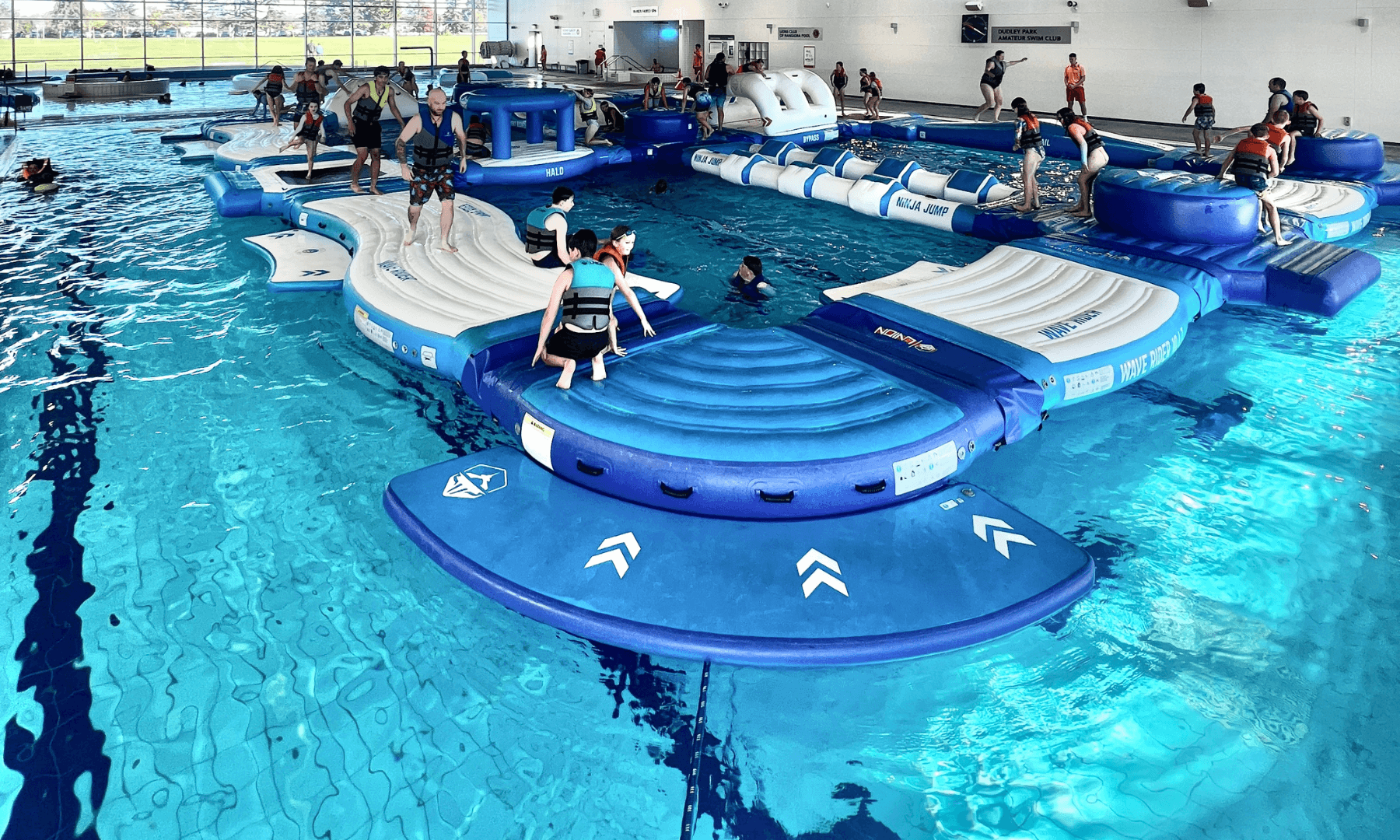 50-Minute Aqua Park: Single Session at CBay Timaru Aquatic Centre