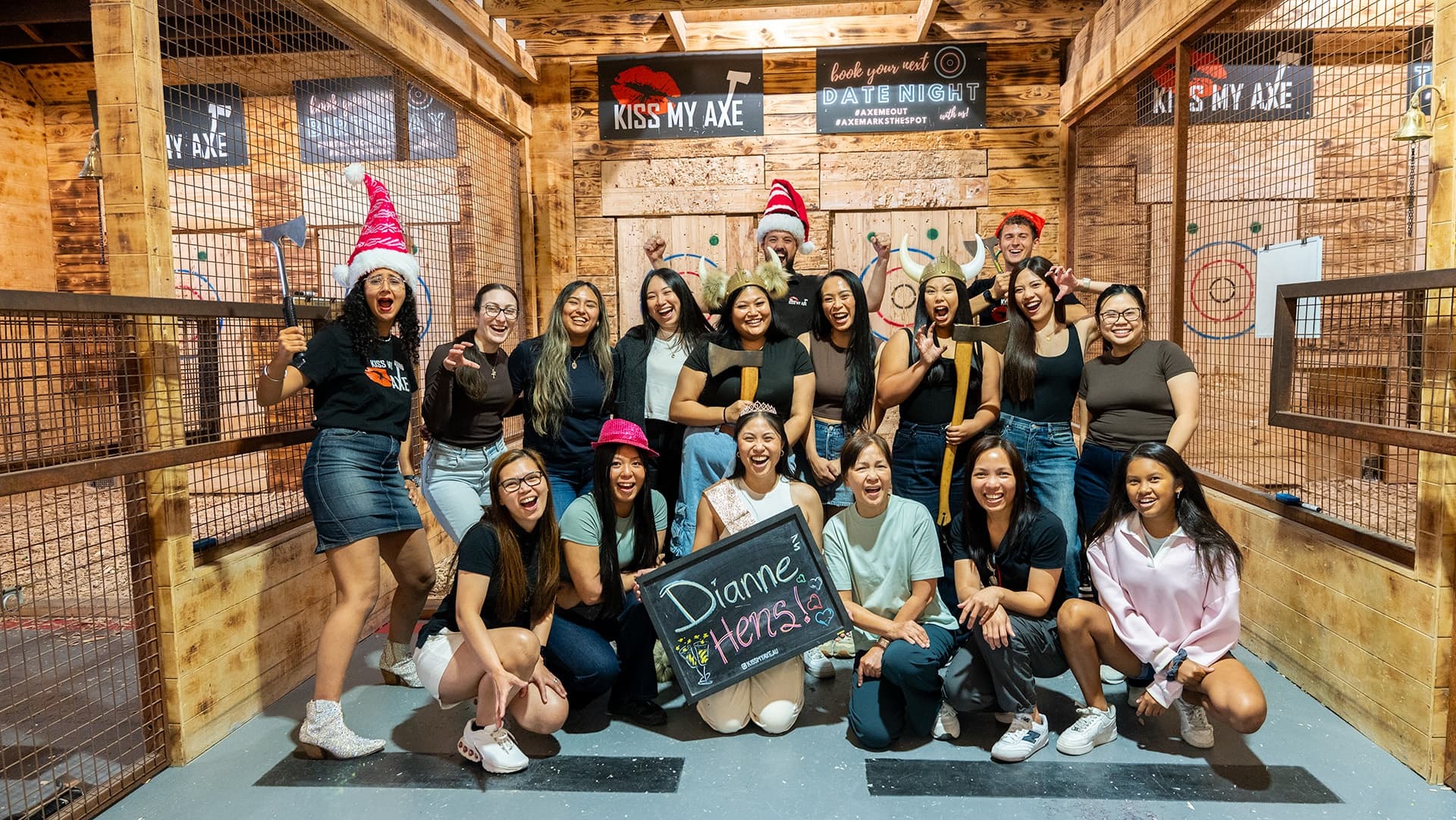 Alexandria Axe-Throwing Party Package: Pizza, Drinks & Glow Darts photo 4
