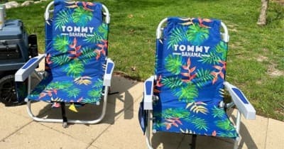 Tommy Bahama Beach Chair Rentals by Weekends Harbor Country
