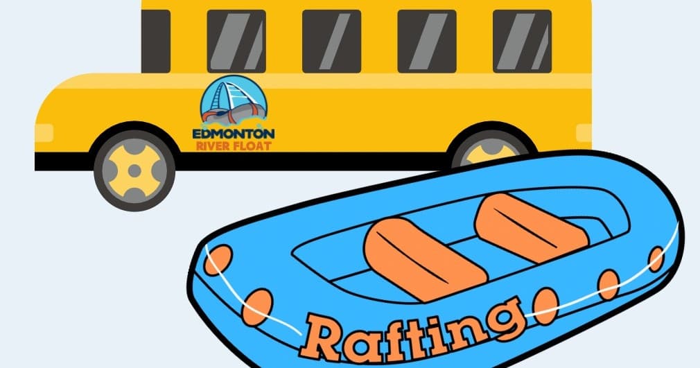 Edmonton River Float: 4-Person Raft Trips on the North Saskatchewan River