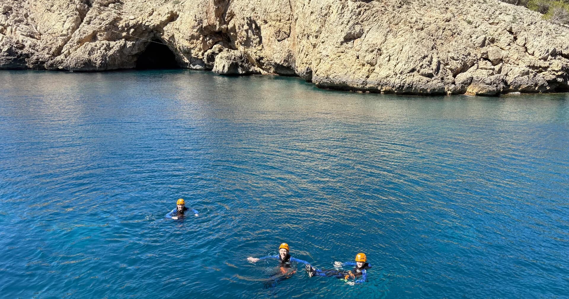 Mallorca Coasteering: Paguera Cliff Jumps, 20m Rappel & Sea Zipline photo 4