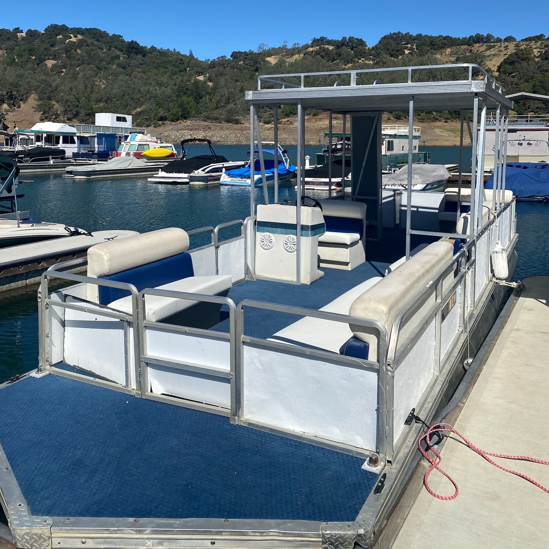 Double Decker Pontoon Rental Adventure in Geyserville, CA