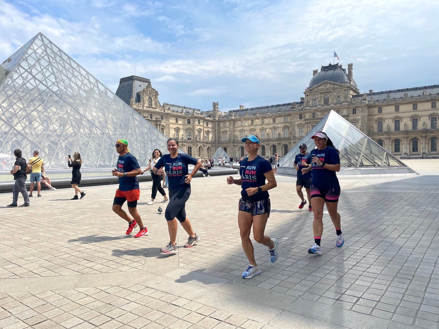 Technical Running Tees by RunRun Tours in Paris