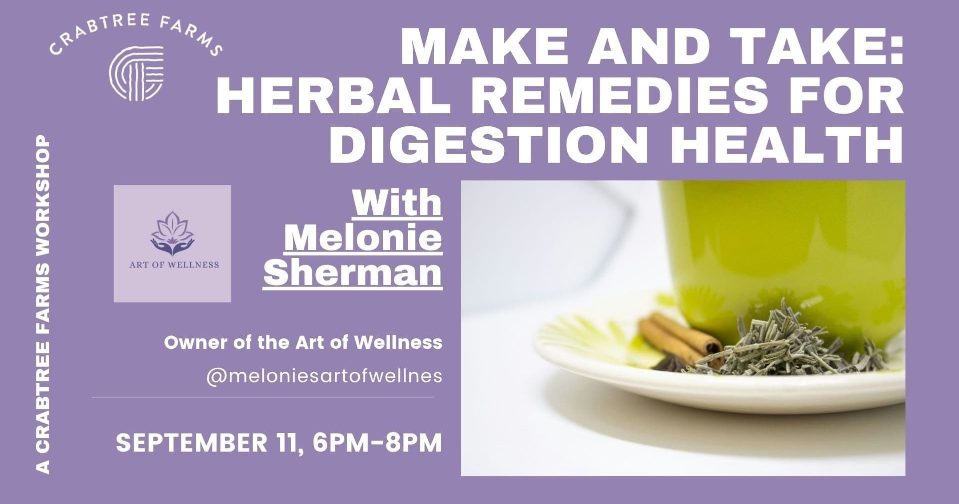 Herbal Wellness Workshop at Crabtree Farms of Chattanooga