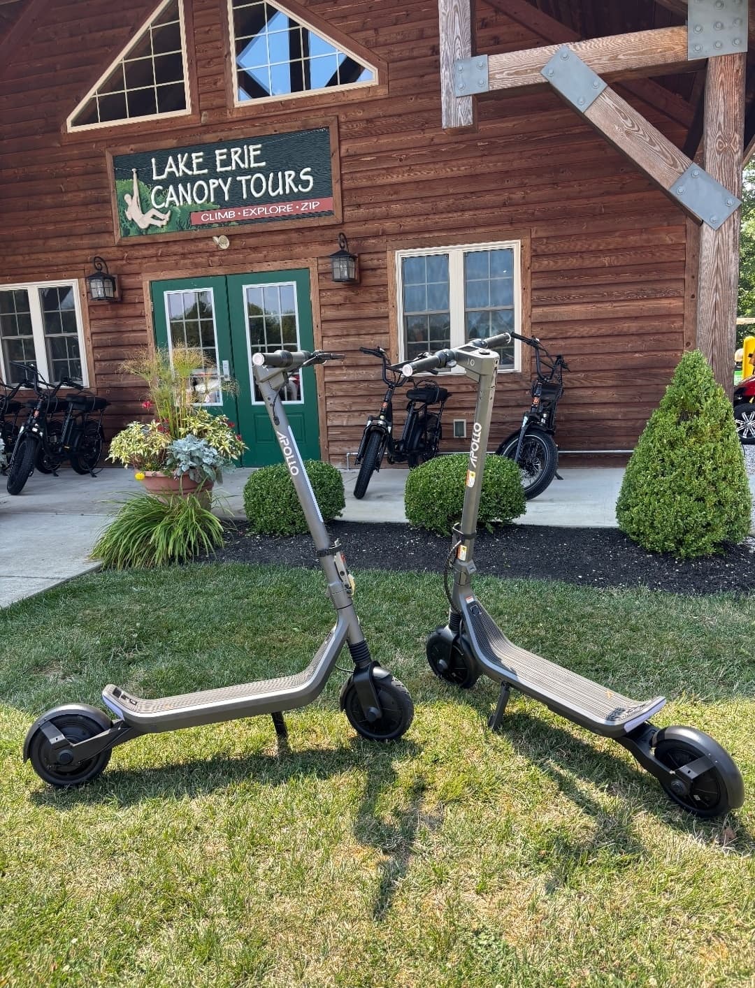 Scooter Rentals Adventure at Lake Erie Canopy Tours