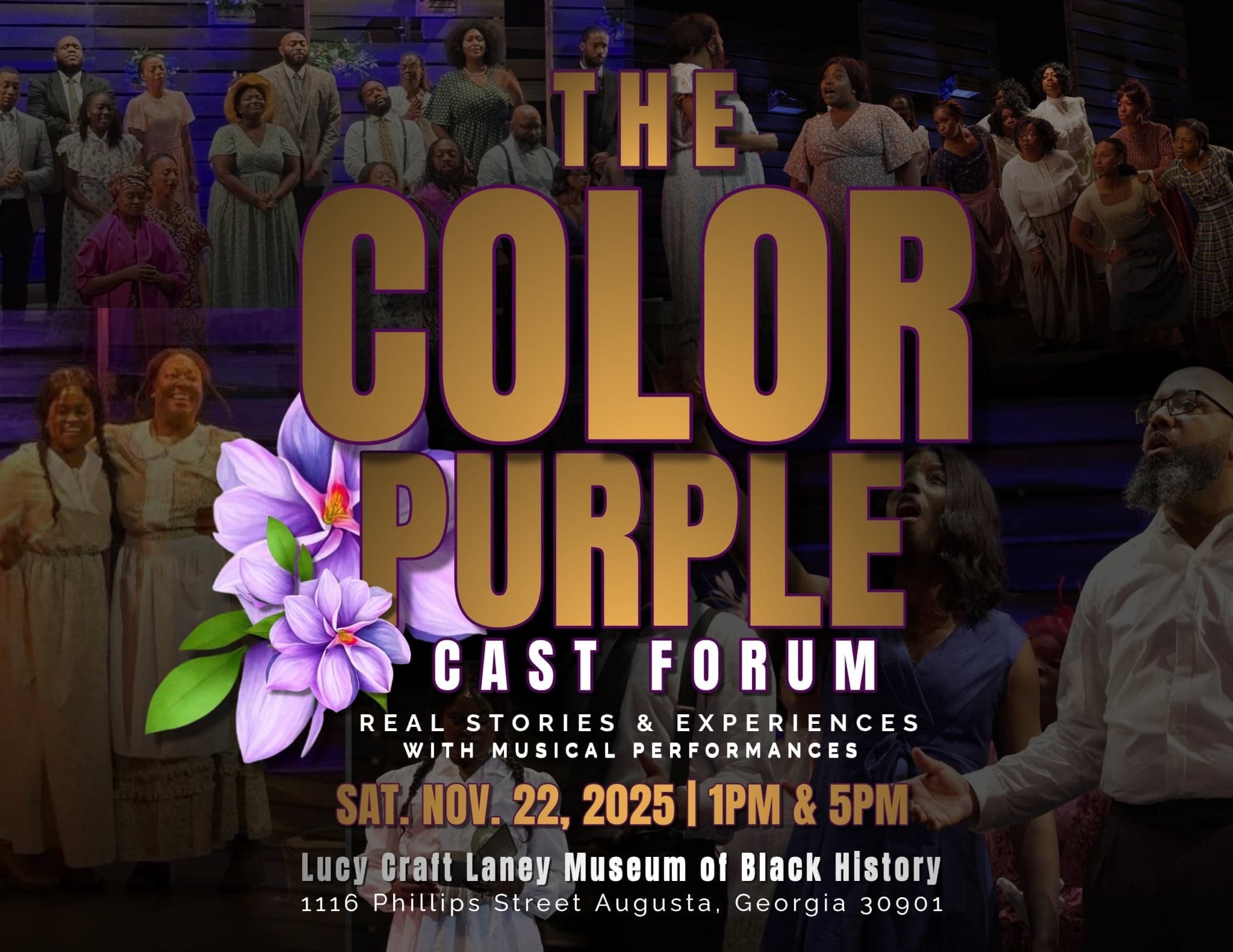 Inside The Color Purple Cast Forum: Augusta's Interactive Musical Experience