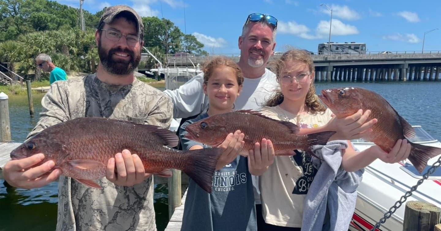Code Blue Fishing Charters team
