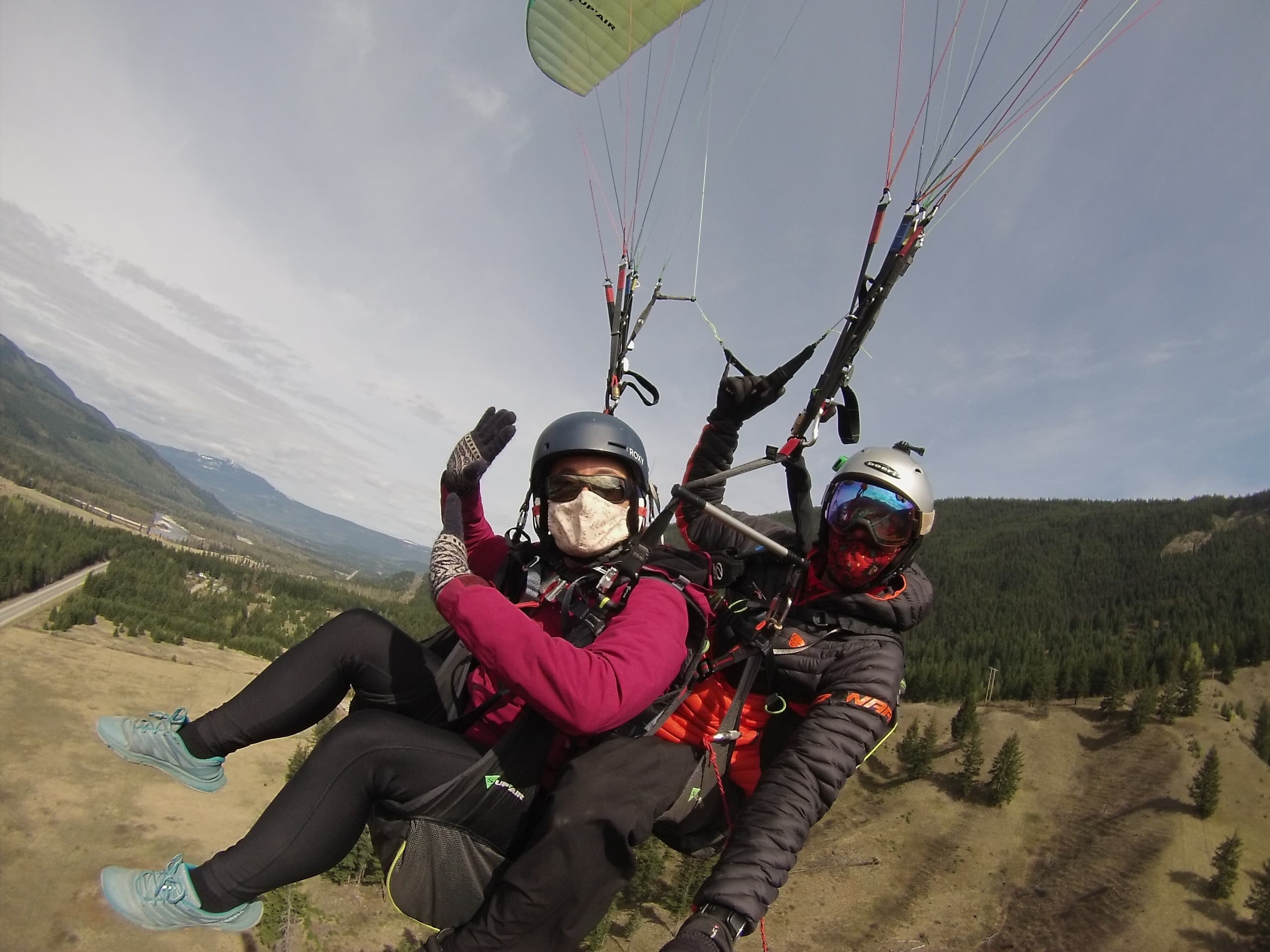 Tandem Paragliding Thrills with X Sky Paragliding in BC