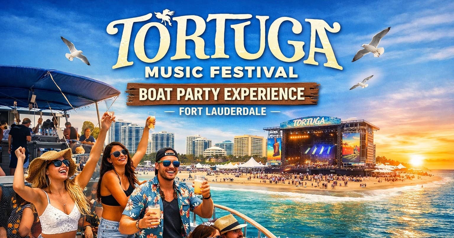 Fort Lauderdale Tortuga Boat Party — Pre-Festival Cruise on the Intracoastal