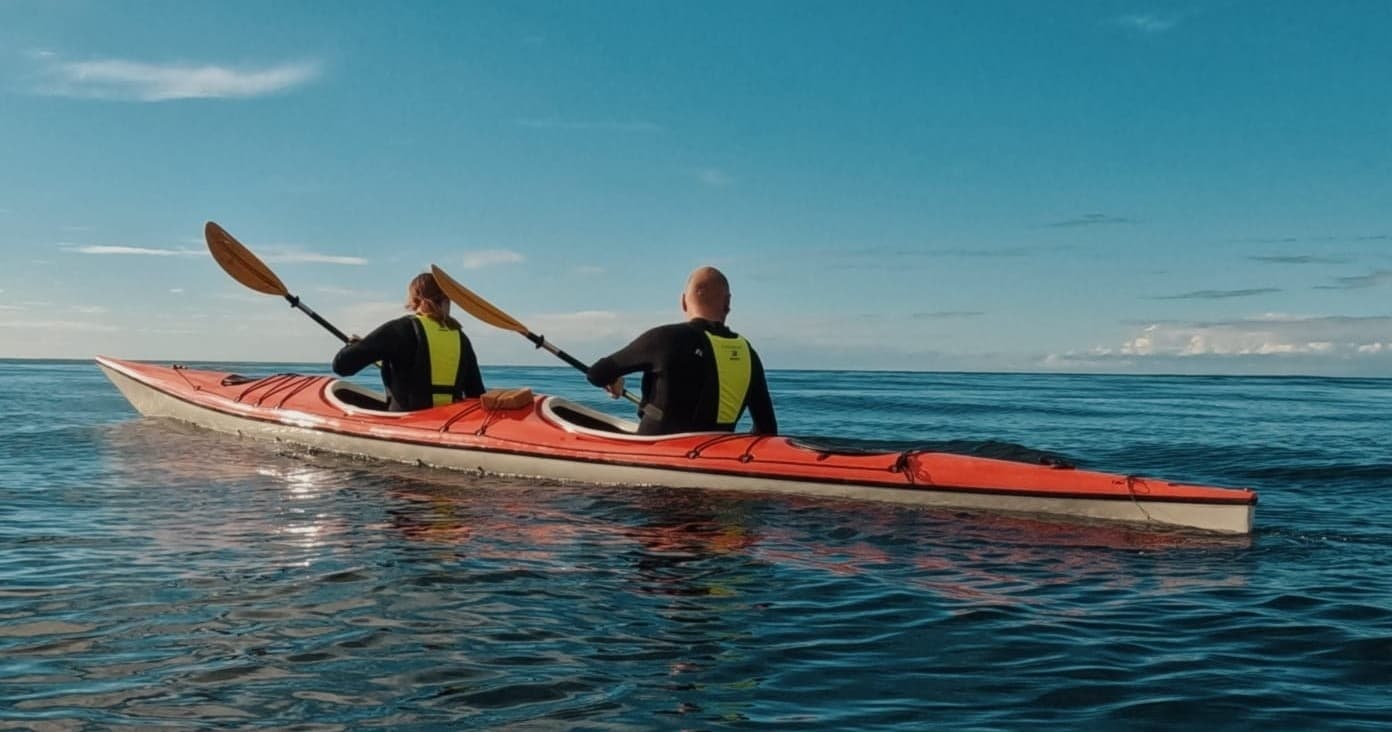 Half-Day Double Kayak Rental at Kullaberg: Paddle Arild's Coastal Cliffs