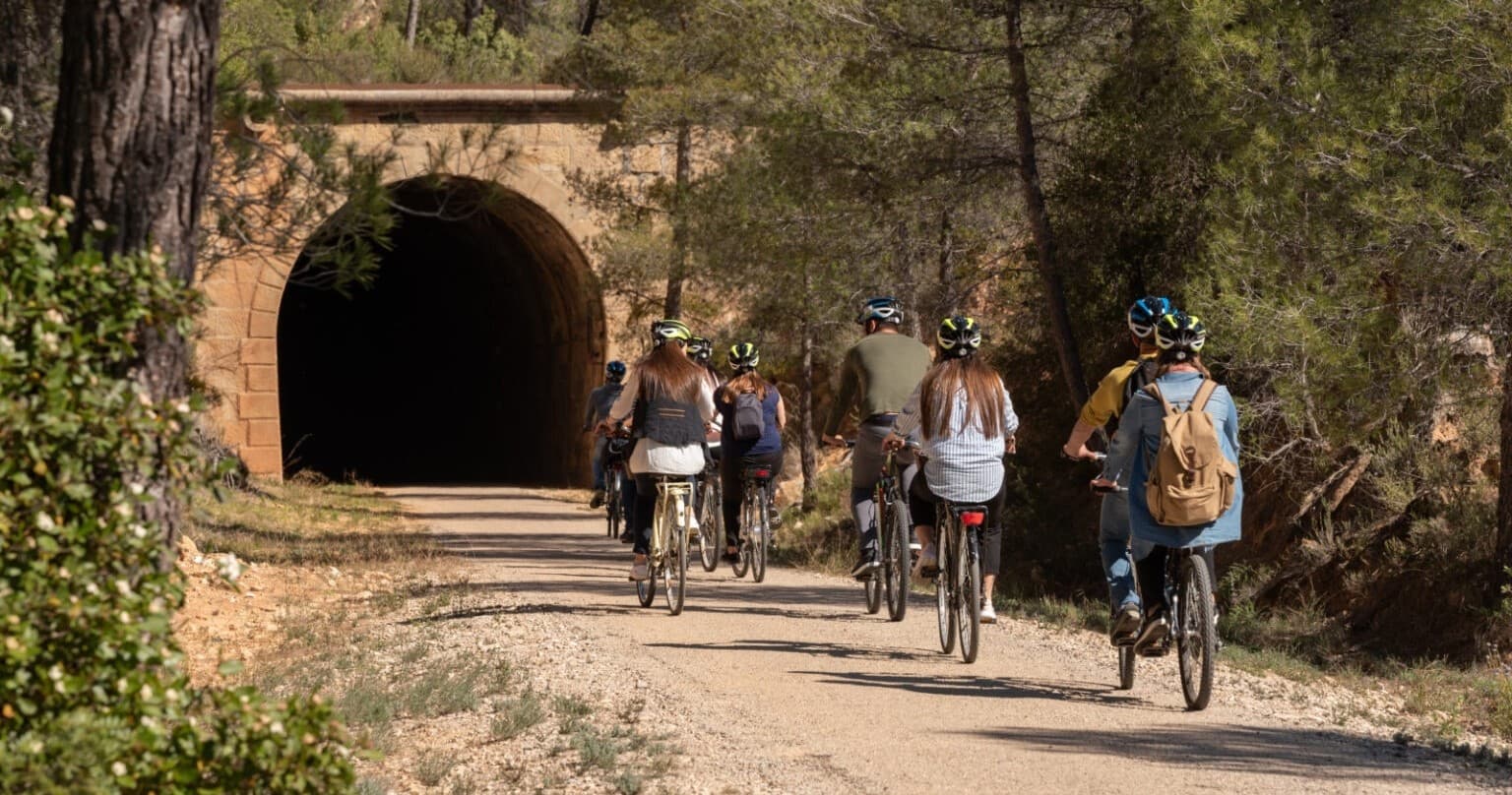 Cycle the Scenic Via Verda and Savor Olive Oil Tasting in Horta de Sant Joan
