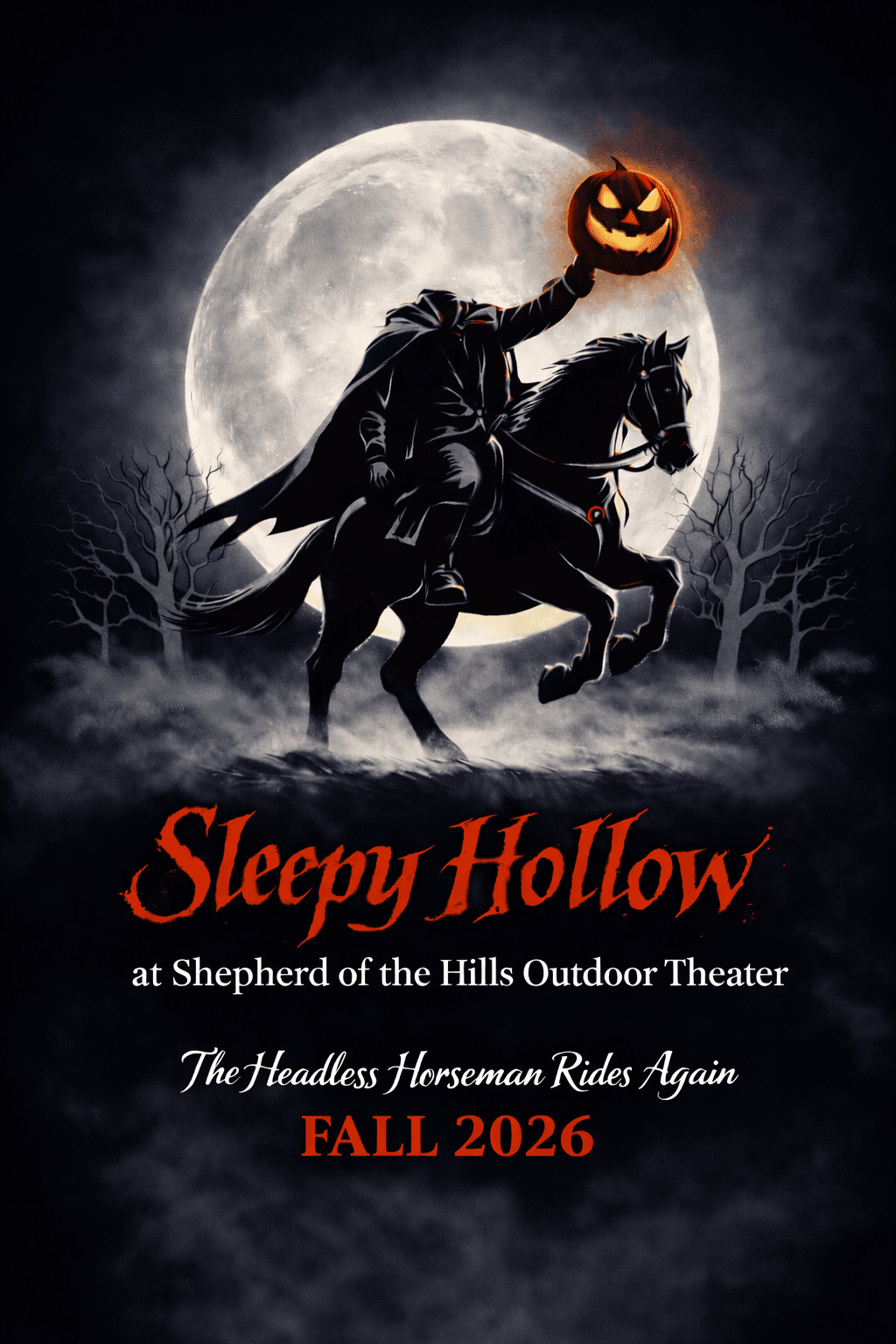 Sleepy Hollow Outdoor Play at Thurman Old Mill: Branson’s Headless Horseman Experience