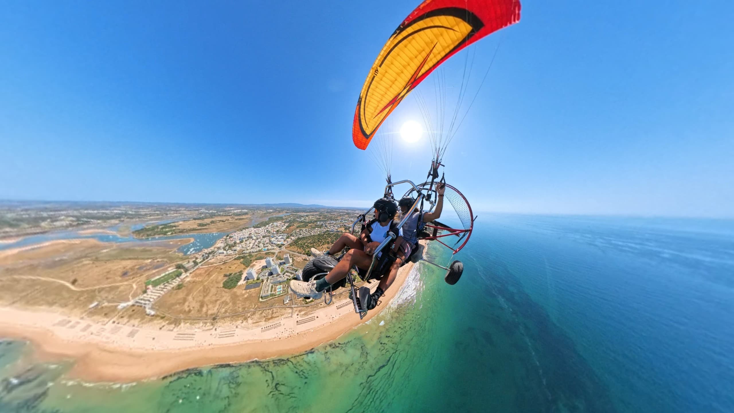 Soar the Algarve Coast: Paratrike Flights Over Portimão and Ria de Alvor photo 3
