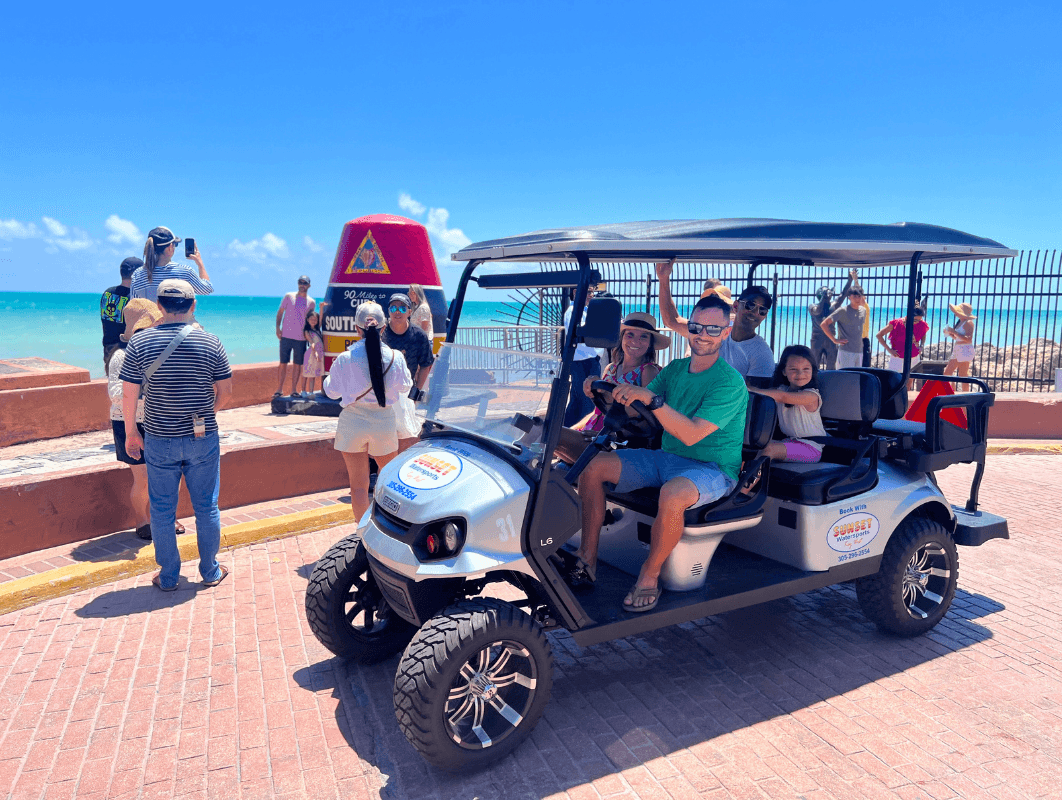 6 Person Golf Cart Rental in Key West, Florida