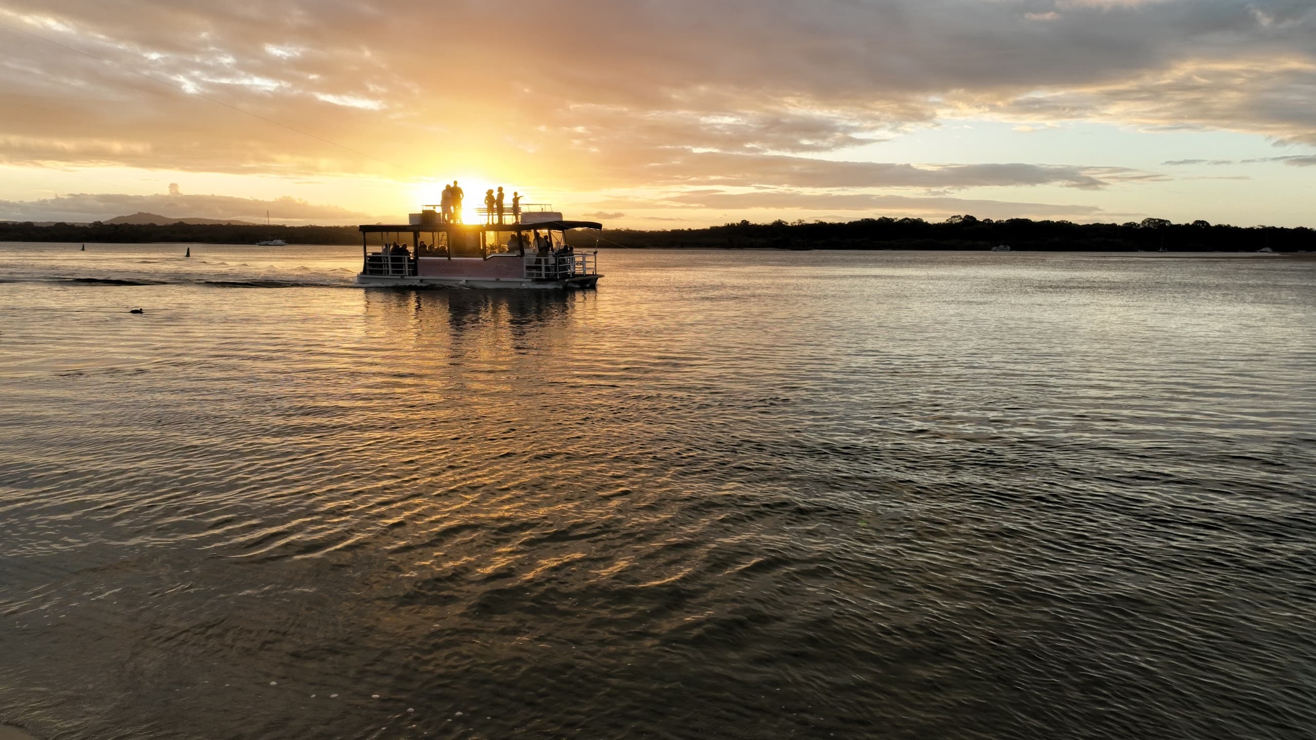 Sunset Cruise on Noosa River with Noosa River & Canal Cruises