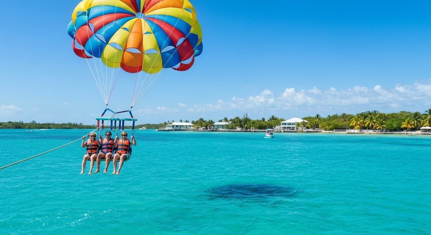 Key West Parasailing: Island Time Parasail Flights Over the Florida Keys Reef