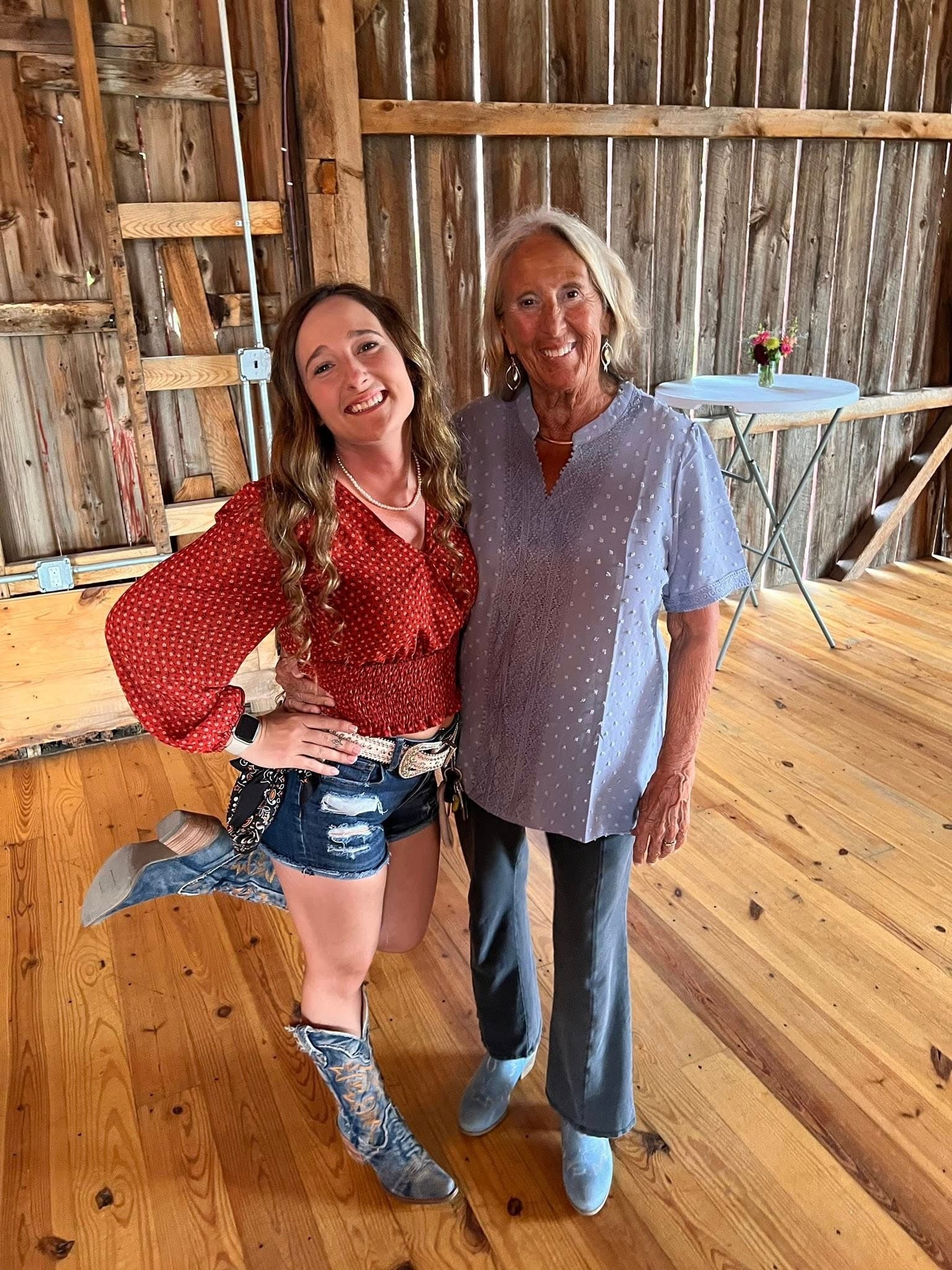 Line Dancing in Lavender Hill Farm’s Historic Red Barn — Boyne City Summer Night Out photo 1