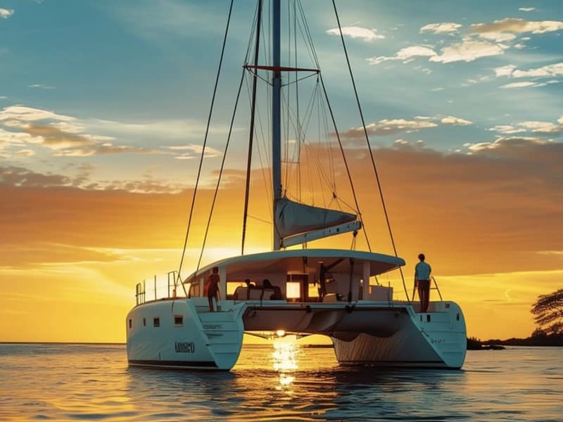 Sunset Catamaran Tours in Palau - Sardinia Catamaran