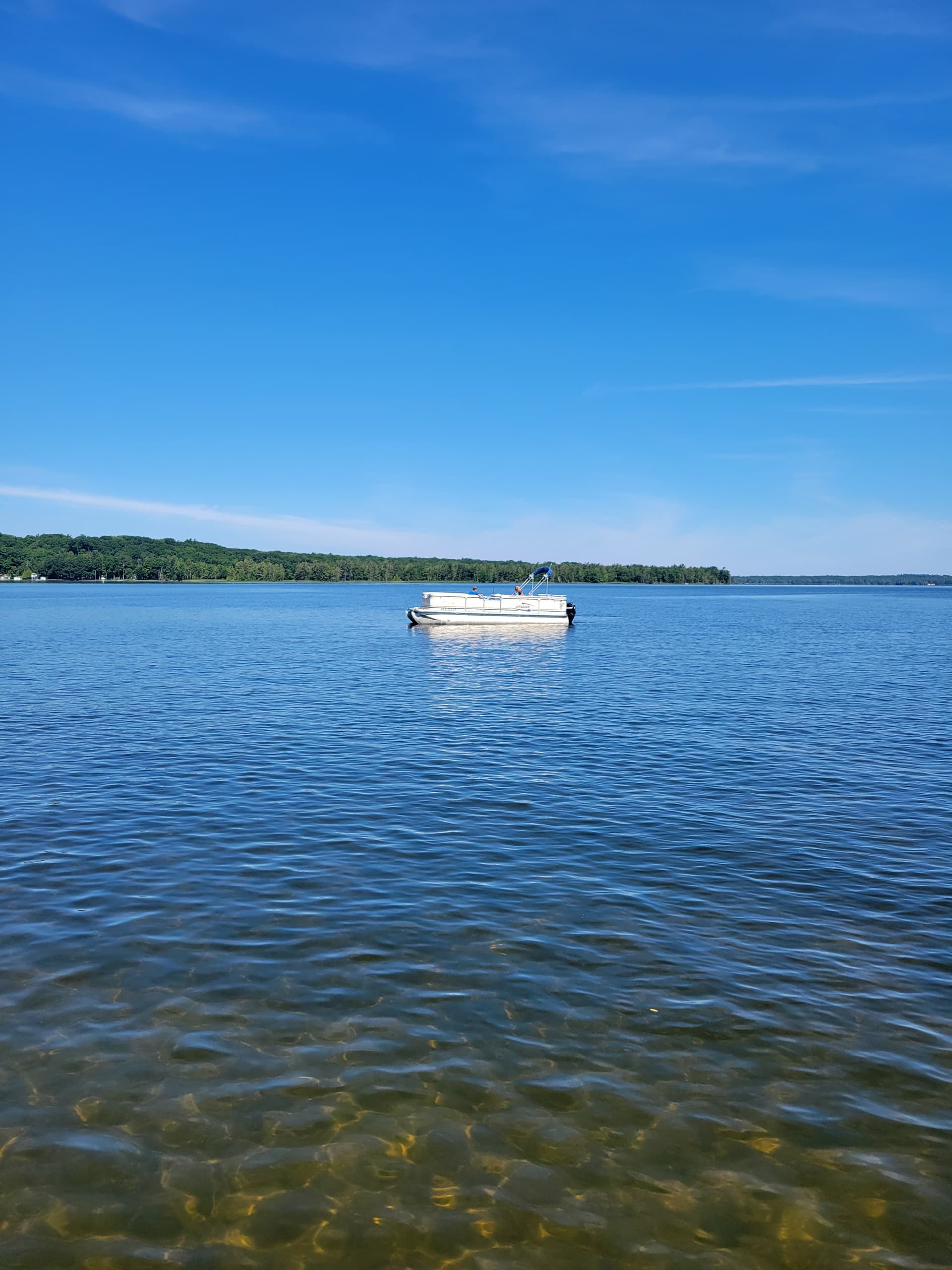 Water Activities at Waterside Resort: Pontoon Adventures on Hamlin Lake