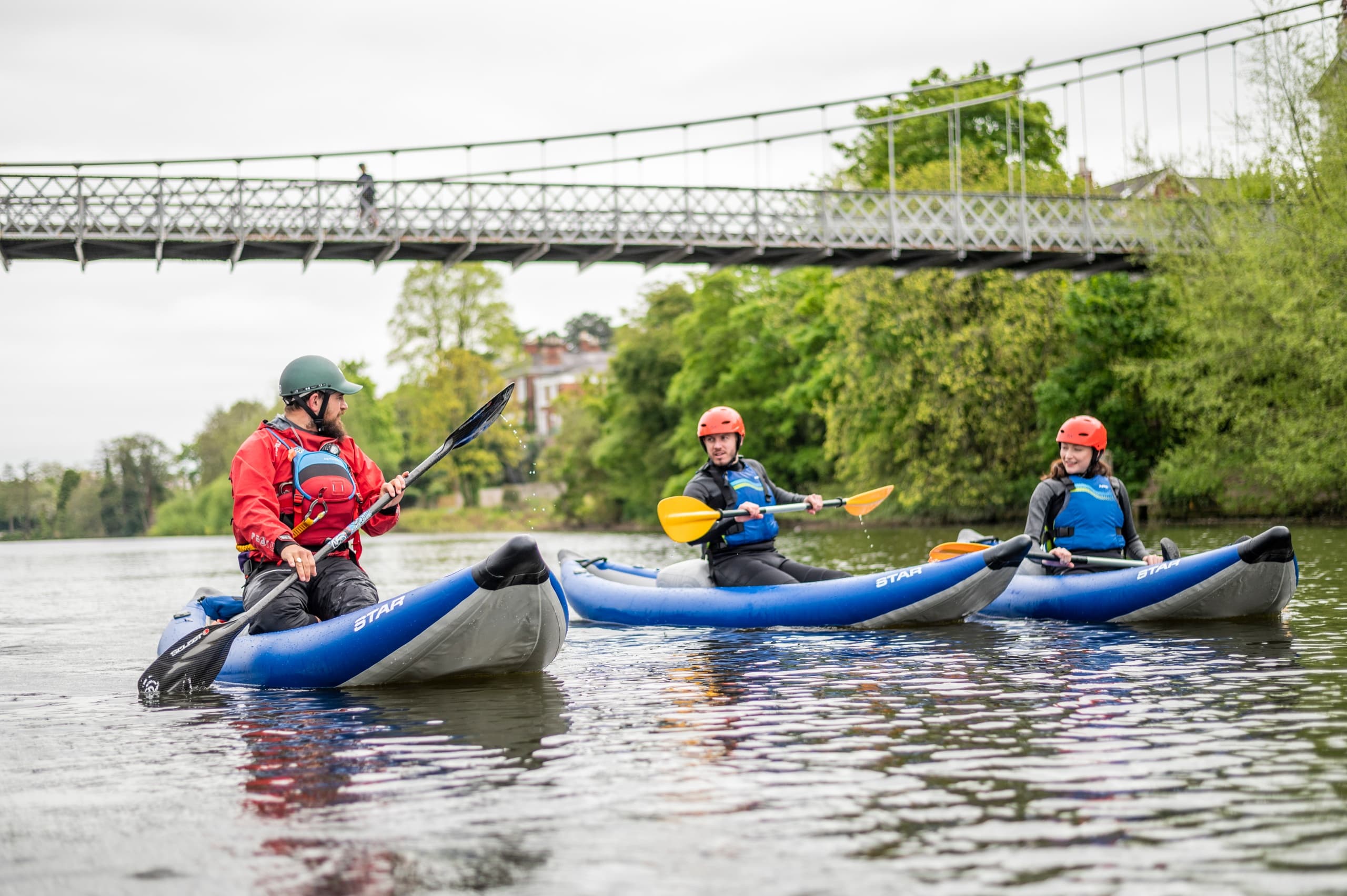 Private River Party with Dee River Kayaking Ltd in Llangollen