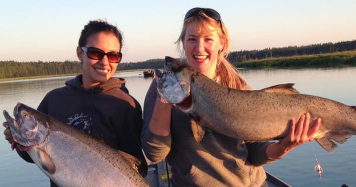 Salmon Fishing with Discover Alaskan Adventures in Ninilchik