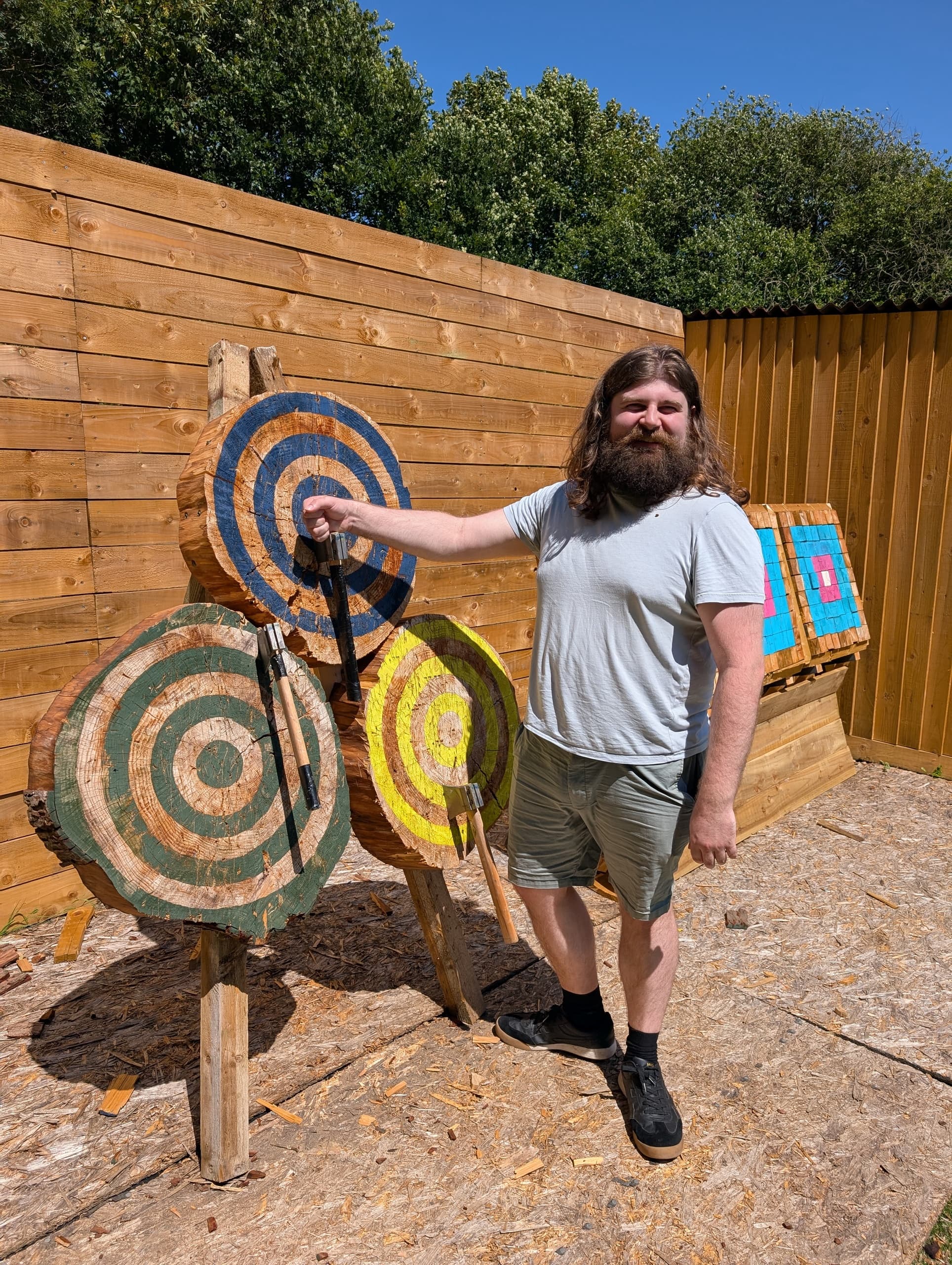 Axe Throwing and Laser Tag Near Blandford Forum: A 90-Minute Private Group Rush photo 4