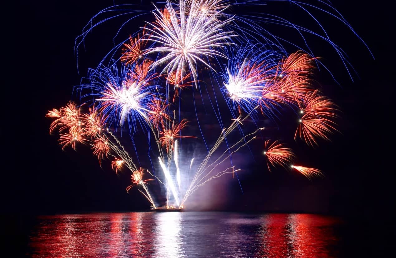 4th of July Firework Cruise in Hilo Bay, Hawaii