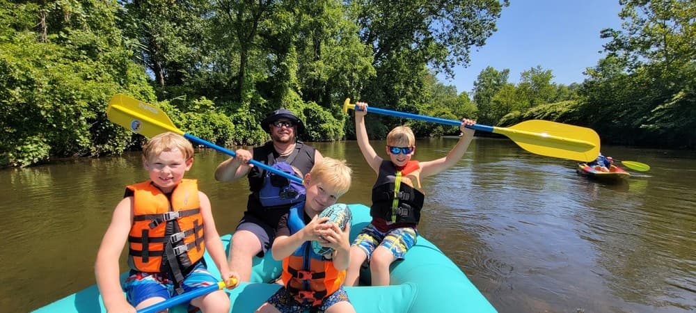 Exciting Rafting Trip on Cuyahoga River in Akron, Ohio